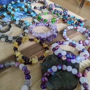 HUGE SALE: HANDMADE NATURAL STONE BRACELETS